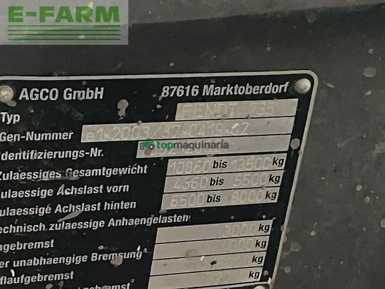 Tractor agrícola - Fendt - 720 scr profi plus