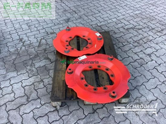 Tractor agrícola -  - anbausatz / adapterplatten radgewichte