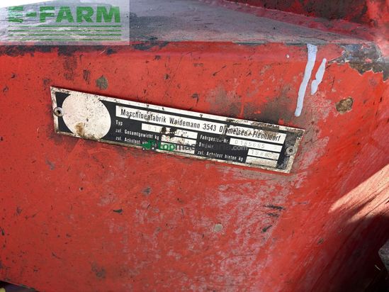 Minicargadora - Weidemann - 916 d/m mit schaufel & staplergabel