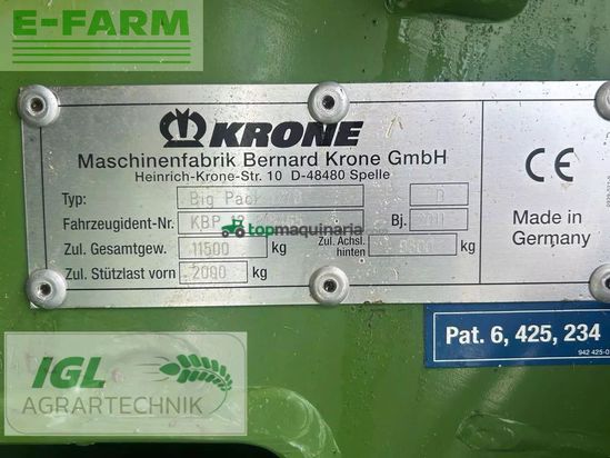 Empacadora gigant - Krone - big pack 1270 xc