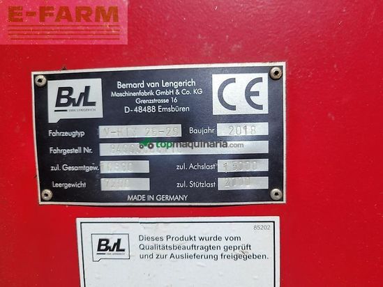 Remolqu esparcidor - BVL - v-mix 25-2s