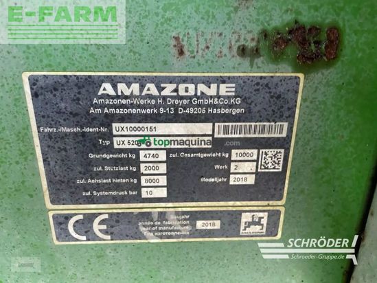 Atomizador - Amazone - ux 5201 super | reparaturbedürftig!