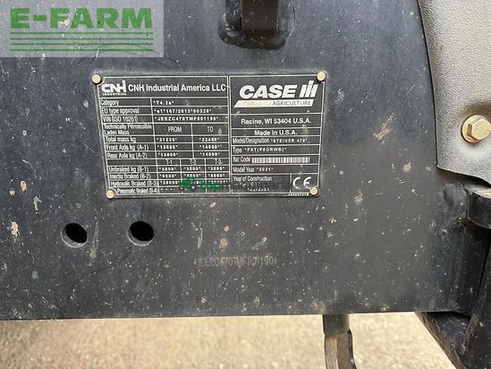 Tractor agrícola - Case IH - steiger 470 - partner unit