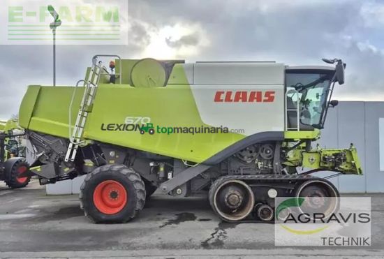 Cosechadora de Cereal - Claas - lexion 670 terra trac