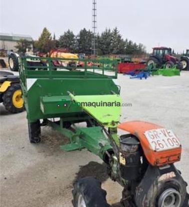 Motocultor Agria con remolque y accesorios fresa.