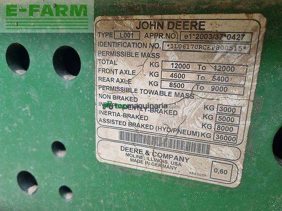 Tractor agrícola - John Deere - 6170r my14 ap 40