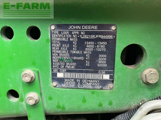 Tractor agrícola - John Deere - 6215r