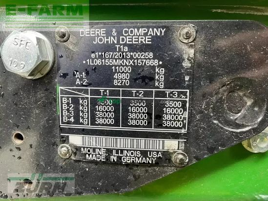 Tractor agrícola - John Deere - 6155m