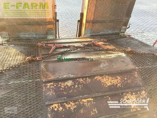 Remolqu agrícola -  - tieflader 12 t mit dollyachse