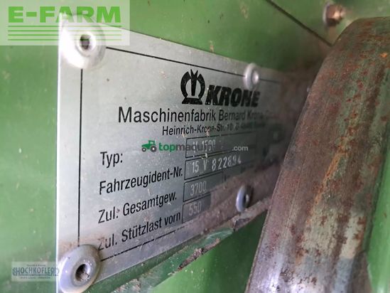 Empacadora gigant - Krone - fortima v 1500 mc