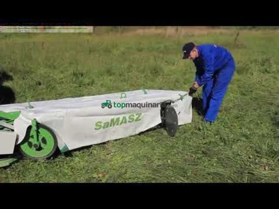Cortacésped manual - Samasz - heckscheibenmähwerk kdt 300-neumaschine