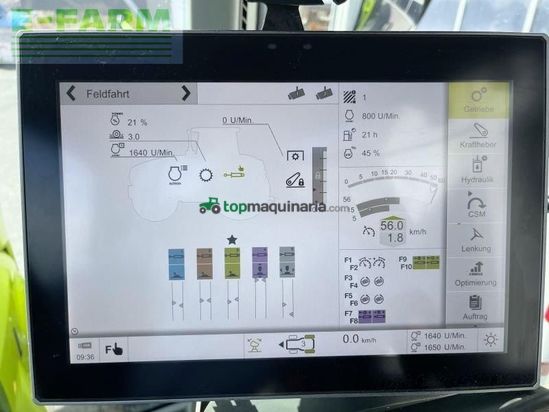 Tractor agrícola - Claas - axion 870 cm cebis trimble rtk