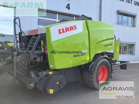 Empacadora gigant - Claas - rollant 454 rc uniwrap