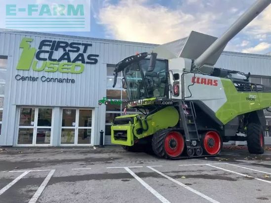 Cosechadora de Cereal - Claas - trion 750 terra trac