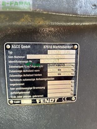 Tractor agrícola - Fendt - 720 profi plus