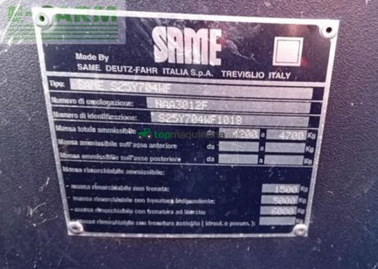 Tractor agrícola - Same - krypton f78n
