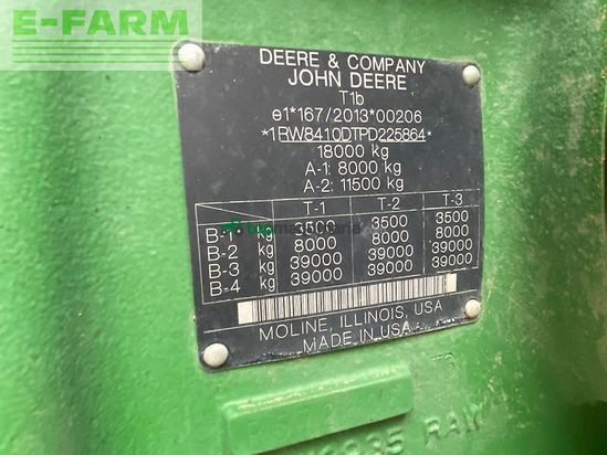 Tractor agrícola - John Deere - 8r 410 my23 eap 50