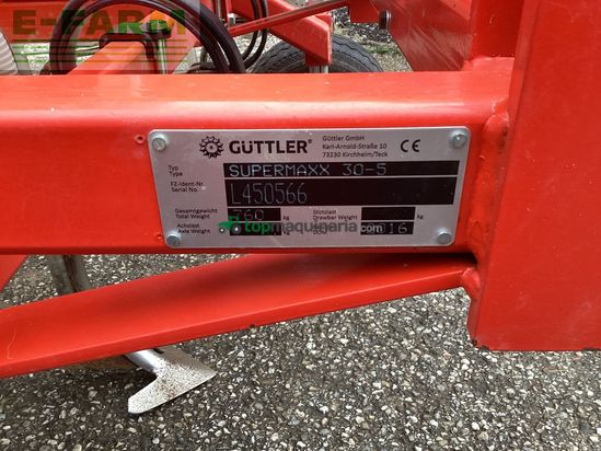 Cultivador - Güttler - super maxx 30-5 zinkensämaschine