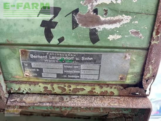 Remolqu agrícola - Langendorf - lap5 / lak57 ballenwagen