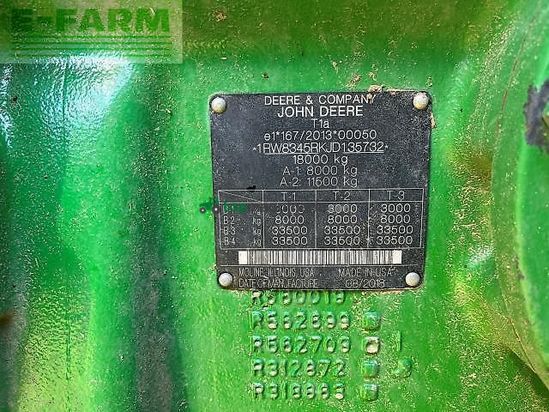Tractor agrícola - John Deere - 8345r