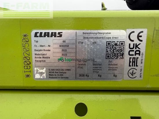 Cabezal - Claas - direct disc 600