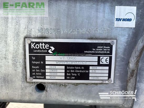 Cuba de purin - Kotte - vt 13900