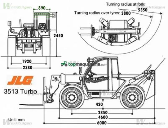 Telescopica - JLG - 2x jlg 3513 ( 3,5t - 13m )
