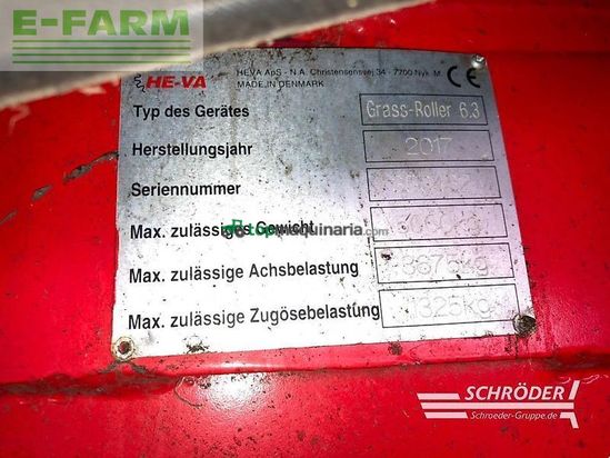 Sembradora - HE-VA - grass-roller 6.3 + multi seed