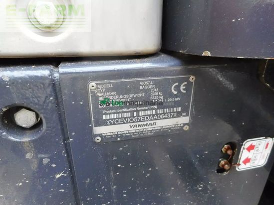 Excavadora - Yanmar - vio57 ( 5.325kg ) powertilt + hydr. sw + 3 löffe
