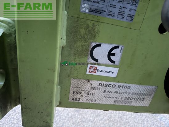 Cortacésped manual - Claas - disco 9100 c
