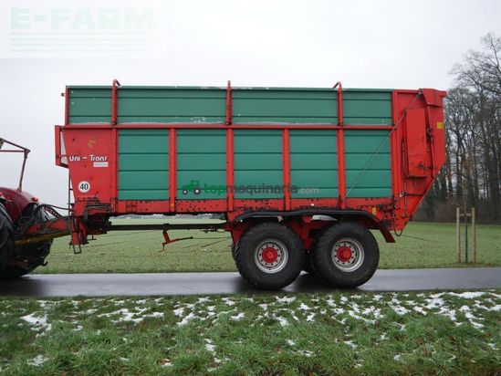 Cinta transportadora de forraje - Kemper - unitrans 18000