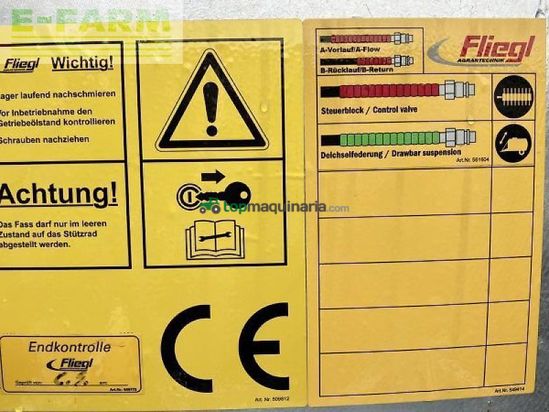 Cuba de purin - Fliegl - pfw 8600 maxx line 1-achs