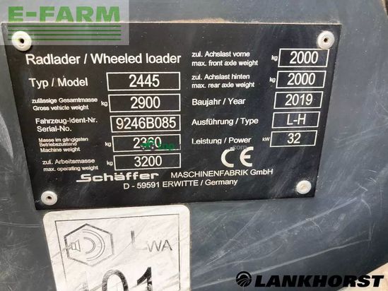 Minicargadora - Schaffer - 2445