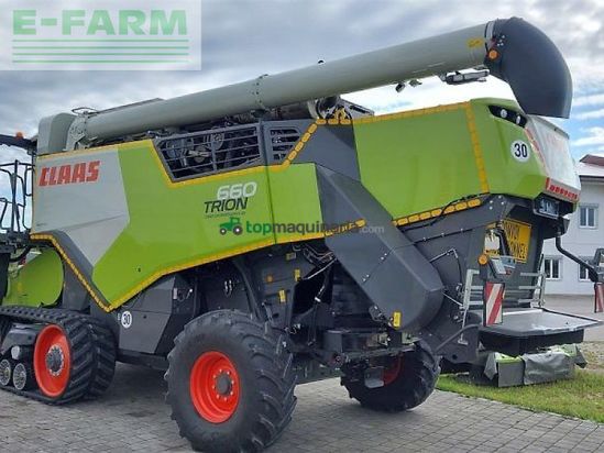 Cosechadora de Cereal - Claas - trion 660 terra trac