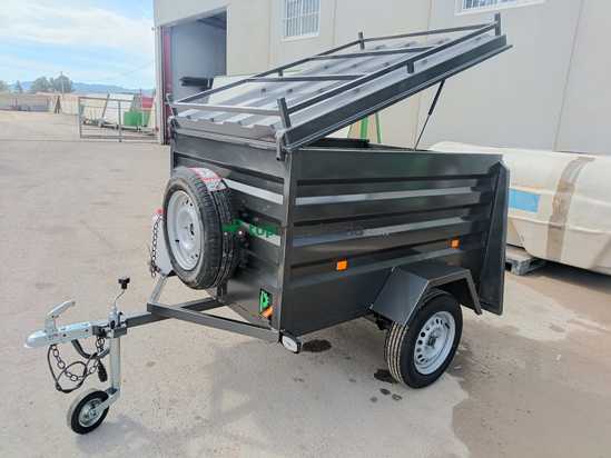 Remolque para perros de 2 compartimentos 1700x1200x800