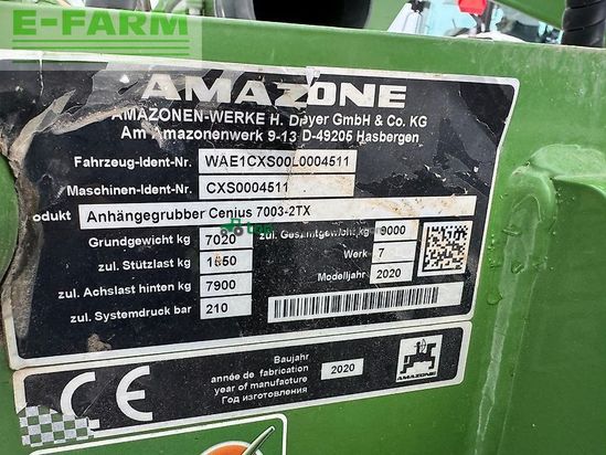Cultivador - Amazone - cenius 7003-2tx