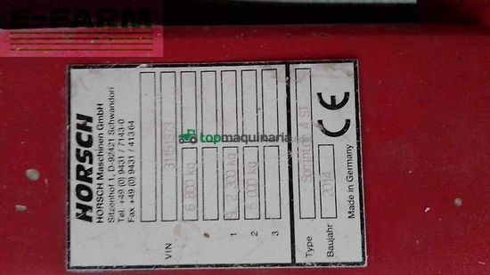 Sembradora - Horsch - sprinter 4 st