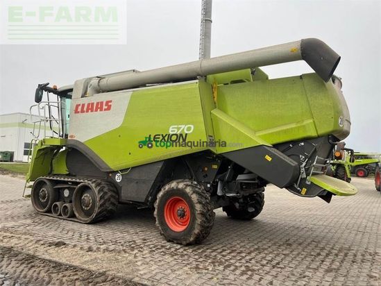 Cosechadora de Cereal - Claas - lexion 670 tt