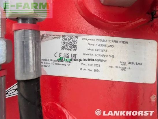 Sembradora monograno mecanica - Kverneland - optima f sx