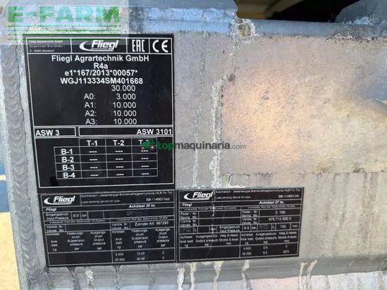 Remolqu agrícola - Fliegl - gigant asw 3101 taurus fox