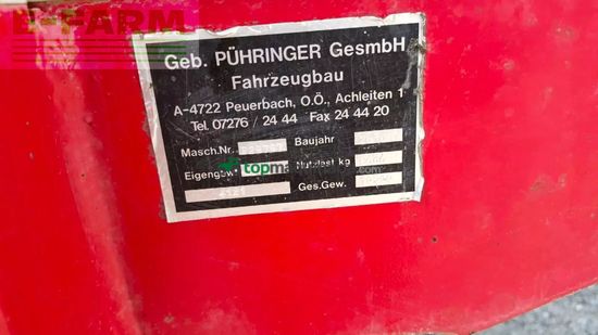Remolqu agrícola - Pühringer - 4121-t