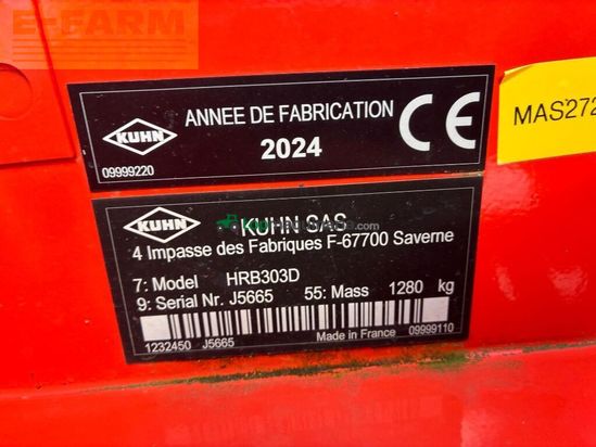 Grada de disco - Kuhn - hrb 303d