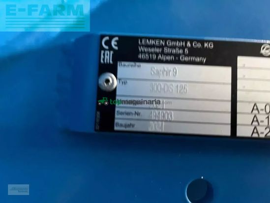 Combinado de siembra - Lemken - zirkon 8/saphir 9