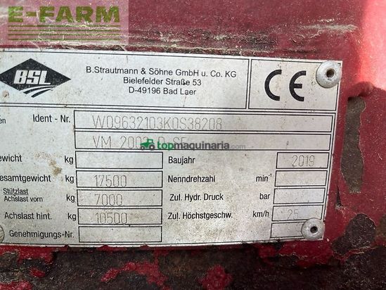 Remolqu esparcidor - Strautmann - verti-mix 2002 d-sf