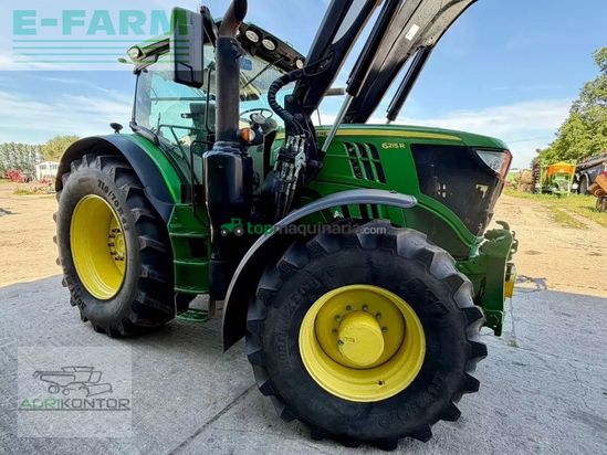 Tractor agrícola - John Deere - 6215r autopower + quicke q7m - fkh fzw