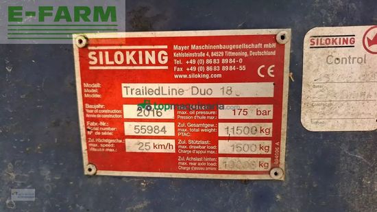 Remolqu esparcidor - Siloking - trailedline duo 18 wireless steuerung