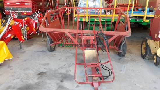 Remolque para pacas pequeñas