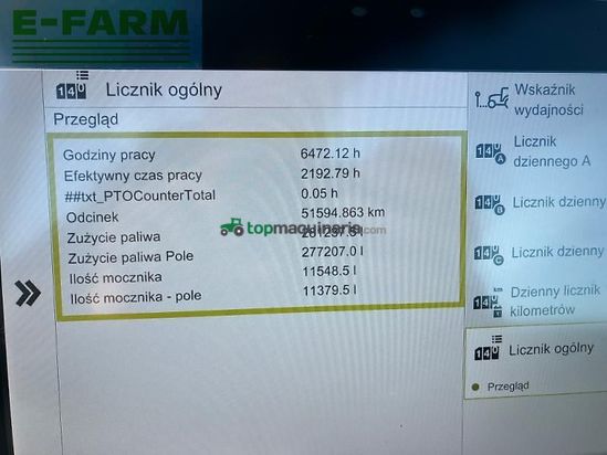 Tractor agrícola -  - xerion 5000 trac