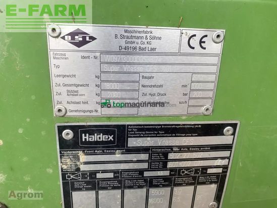 Remolqu agrícola - Strautmann - super vitesse cfs 3501