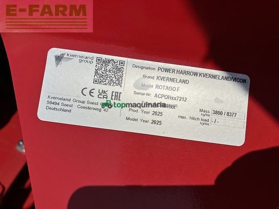 Grada rotativa - Kverneland - rotago 4060 f
